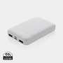 Kép 1/13 - RCS újrahasznosított műanyag 5000 mAh powerbank fehér  