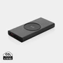 Kép 1/12 - Terra RCS újrahasznosított 18W alumínium 10000 powerbank 10W szürke  