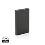 Kép 1/11 - Terra RCS újrahasznosított alumínium powerbank 5000 mAh szürke  