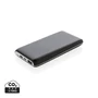 Kép 1/15 - 8000 mAh világító logós vezeték nélküli powerbank fekete  
