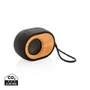 Kép 1/14 - Bamboo X 5W-os hangszóró fekete, barna  