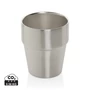 Kép 1/8 - Clark RCS duplafalú kávéscsésze, 300 ml ezüst színű  