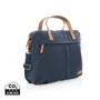 Kép 1/11 - Impact AWARE™ 16oz. újrahasznosított vászon laptop táska kék  