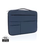 Kép 1/9 - Sima PU 15.6"-es laptoptartó fogóval sötétkék  