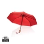 Kép 1/9 - 21"-es Impact AWARE™ RPET automata bambusz esernyő 190T piros  