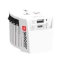 Kép 1/10 - SKROSS világjáró adapter MUV 2 pólusú USB-A-val és C-vel fehér  