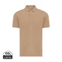 Kép 1/19 - Iqoniq Yosemite újrahasznosított pamut piké póló heather brown 4XL Unisex