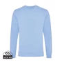 Kép 1/13 - Iqoniq Zion újrahaszn. pamut pulóver kerek nyakkivágással sky blue XXXL Unisex