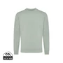 Kép 1/25 - Iqoniq Zion újrahaszn. pamut pulóver kerek nyakkivágással Iceberg green XXXL Unisex
