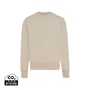 Kép 1/21 - Iqoniq Kruger relaxed újrah. pamut pulóver kerek nyakkivágás desert XXXL Unisex
