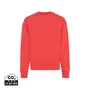 Kép 1/20 - Iqoniq Kruger relaxed újrah. pamut pulóver kerek nyakkivágás luscious red L Unisex