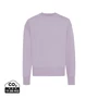 Kép 1/26 - Iqoniq Kruger relaxed újrah. pamut pulóver kerek nyakkivágás lavender L Unisex
