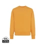 Kép 1/11 - Iqoniq Kruger relaxed újrah. pamut pulóver kerek nyakkivágás sundial orange L Unisex