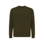 Kép 1/16 - Iqoniq Etosha könnyű újrah. pamut kerek nyakú pulóver khaki XXS Unisex