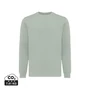 Kép 1/27 - Iqoniq Etosha könnyű újrah. pamut kerek nyakú pulóver Iceberg green L Unisex