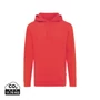 Kép 1/21 - Iqoniq Jasper újrahasznosított pamut kapucnis pulóver luscious red XXL Unisex