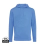 Kép 1/60 - Iqoniq Torres újrahaszn. pamut kapucnis pulóver festetlen heather blue L Unisex