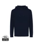 Kép 1/13 - Iqoniq Rila könnyű újrah. pamut kapucnis pulóver sötétkék 4XL Unisex