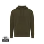 Kép 1/19 - Iqoniq Rila könnyű újrah. pamut kapucnis pulóver khaki L Unisex