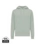Kép 1/26 - Iqoniq Rila könnyű újrah. pamut kapucnis pulóver Iceberg green L Unisex