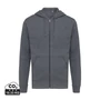 Kép 1/28 - Iqoniq Abisko újrahaszn. pamut cipzáras kapucnis pulóver heather anthracite L Unisex