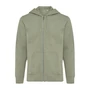 Kép 1/18 - Iqoniq Abisko újrahaszn. pamut cipzáras kapucnis pulóver heather green XXS Unisex