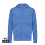 Kép 1/22 - Iqoniq Abisko újrahaszn. pamut cipzáras kapucnis pulóver heather blue L Unisex