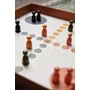 Kép 8/16 - VINGA Ludo dohányzóasztali játék barna  