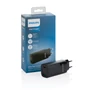Kép 8/9 - Philips 65W ultra gyors PD 3-portos USB fali töltő fekete  