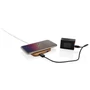 Kép 3/11 - Bambusz 10W-os vezeték nélküli töltő USB-vel barna  