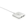 Kép 7/11 - RCS újrahasznosított műanyag 10W vezeték nélküli USB port fehér  