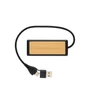 Kép 3/7 - Link RCS újrah. műanyag&bambusz kettős bemeneti USB elosztó