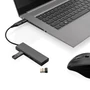 Kép 3/10 - Terra RCS újrahasznosított alumínium elosztó 3 USB porttal szürke  