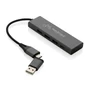 Kép 6/10 - Terra RCS újrahasznosított alumínium elosztó 3 USB porttal szürke  