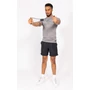 Kép 6/10 - Nyolcas alakú fitnesz szalag tartó tokban kőszén, fekete  