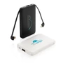 Kép 9/13 - 5000 mAh zsebben hordható powerbank beépített kábellel fekete  