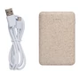 Kép 6/13 - 5000 mAh zsebben hordható powerbank búzaszárból