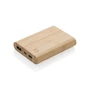 Kép 2/13 - Bambusz 5000 mAh powerbank barna  