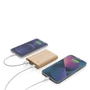 Kép 4/13 - Bambusz 5000 mAh powerbank barna  