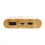 Kép 7/13 - Bambusz 5000 mAh powerbank barna  