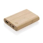 Kép 8/13 - Bambusz 5000 mAh powerbank barna  