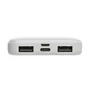 Kép 8/13 - RCS újrahasznosított műanyag 5000 mAh powerbank fehér  