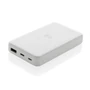 Kép 4/14 - RCS újrah. műanyag 5000 mAh 5W-os vezeték nélküli powerbank fehér  