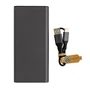 Kép 5/12 - Terra RCS újrahasznosított 20W alumínium powerbank 20000 mAh szürke  