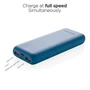 Kép 5/13 - Urban Vitamin Pasadena 20 000 mAh 18W-os PD powerbank kék  