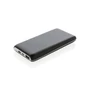 Kép 2/15 - 8000 mAh világító logós vezeték nélküli powerbank fekete  