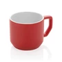 Kép 2/10 - Modern kerámia bögre 350 ml piros  