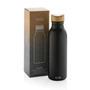 Kép 10/14 - Avira Alcor RCS újrahaszn. acél egyfalú vizespalack, 600 ml fekete  