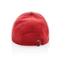 Kép 5/10 - Impact AWARE™ 6 paneles 280gr Újrahasznosított pamut sapka luscious red  