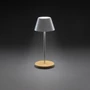 Kép 15/20 - Pure Glow RCS USB újratölthető újrah. műanyag asztali lámpa fehér  
